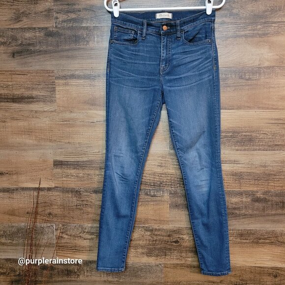 Madewell Jeans 28 Roadtripper High Rise G1627 Medium Wash Tummy Control Stretch - Picture 1 of 11